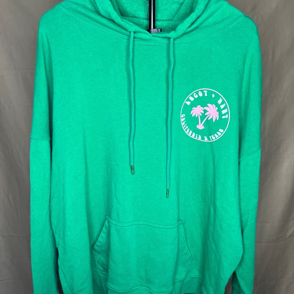 Ascot+Hart Green Hoodie Size 1X